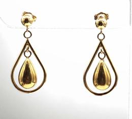 Yellow Gold Earring