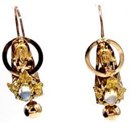 Yellow Gold Earring