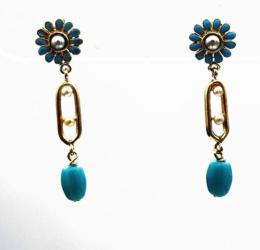 Yellow Gold Earring