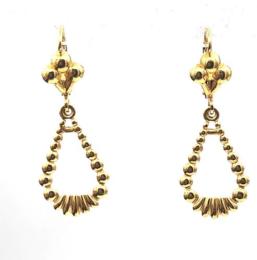 Yellow Gold Earring