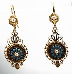 Yellow Gold Earring