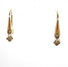 Yellow Gold Earring