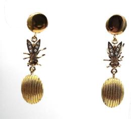 Yellow Gold Earring