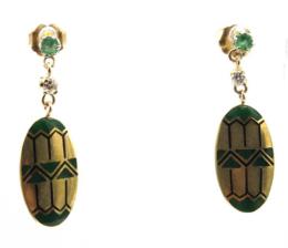 Yellow Gold Earring