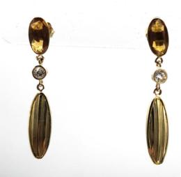 Yellow Gold Earring