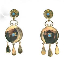 Yellow Gold Earring