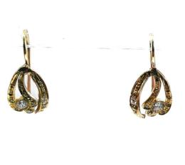 Yellow Gold Earring