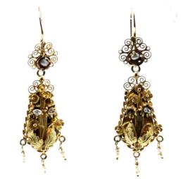 Yellow Gold Earring