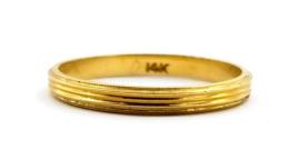 Yellow Gold Women's Wedding Bands