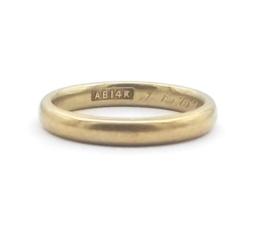 Yellow Gold Women's Wedding Bands