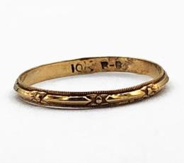 Yellow Gold Women's Wedding Bands
