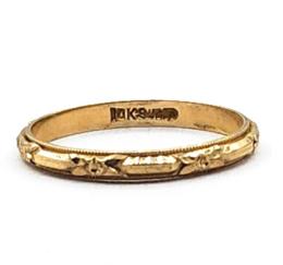 Yellow Gold Women's Wedding Bands