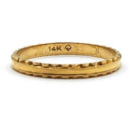 Yellow Gold Women's Wedding Bands