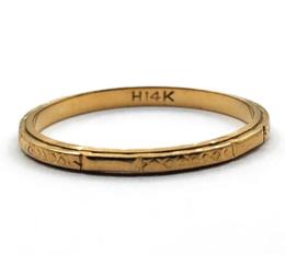 Yellow Gold Women's Wedding Bands