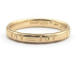 Yellow Gold Women's Wedding Bands
