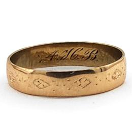 Yellow Gold Women's Wedding Bands
