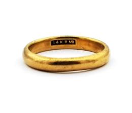 Yellow Gold Men's Wedding Bands