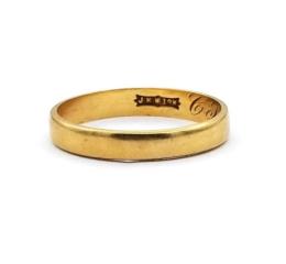 Yellow Gold Men's Wedding Bands