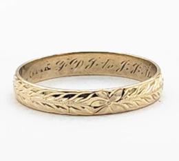 Yellow Gold Men's Wedding Bands