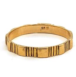 Yellow Gold Men's Wedding Bands
