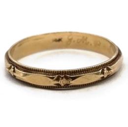 Yellow Gold Men's Wedding Bands