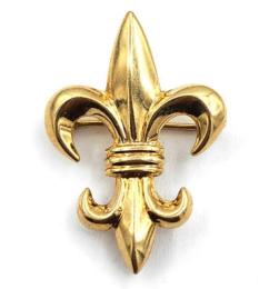 Yellow Gold Pin