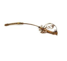 Yellow Gold Pin