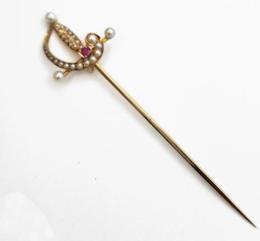 Yellow Gold Pin