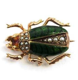 Yellow Gold Pin