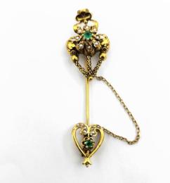 Yellow Gold Pin