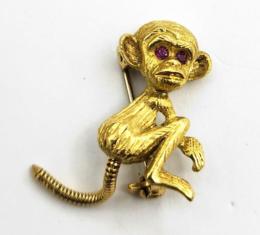 Yellow Gold Pin