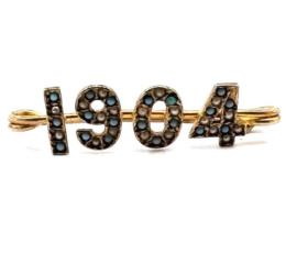 Yellow Gold Pin