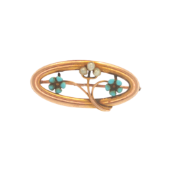 Yellow Gold Pin