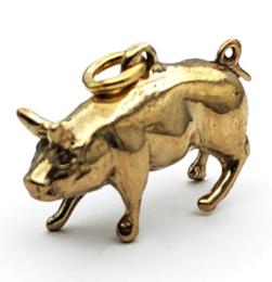 Yellow Gold Charm