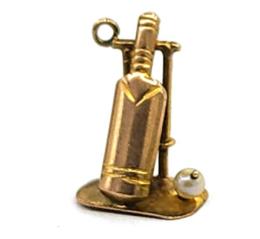 Yellow Gold Charm