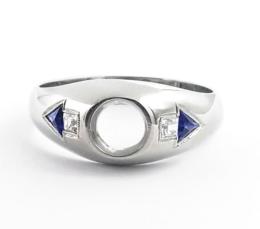 White Gold Men's Mountings