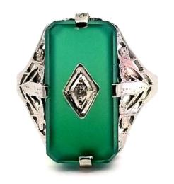 White Gold Ring - Women's