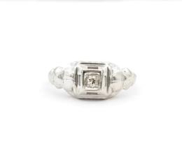 White Gold Ring - Women's