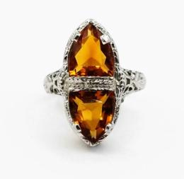 White Gold Ring - Women's