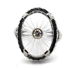 White Gold Ring - Women's
