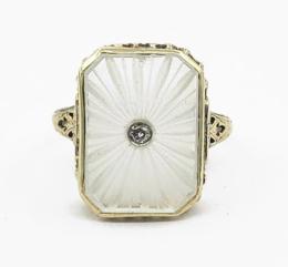 White Gold Ring - Women's