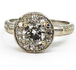 White Gold Ring - Women's
