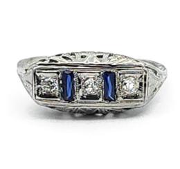 White Gold Ring - Women's