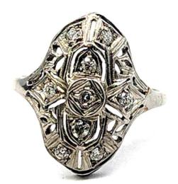 White Gold Ring - Women's