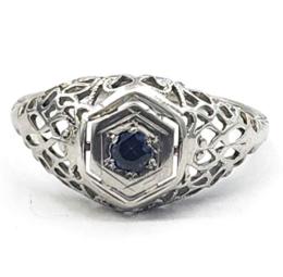 White Gold Ring - Women's