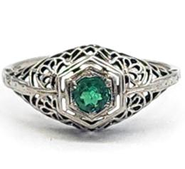 White Gold Ring - Women's