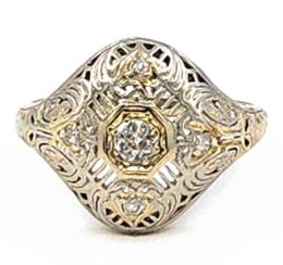 White Gold Ring - Women's