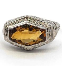 White Gold Ring - Women's