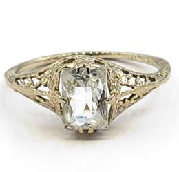 White Gold Ring - Women's