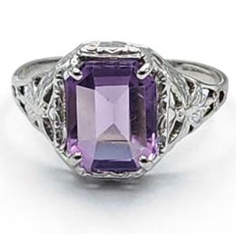 White Gold Ring - Women's